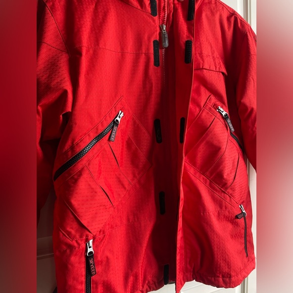 Spyder Snowboarding Jacket Red kids 14 - Picture 5 of 11